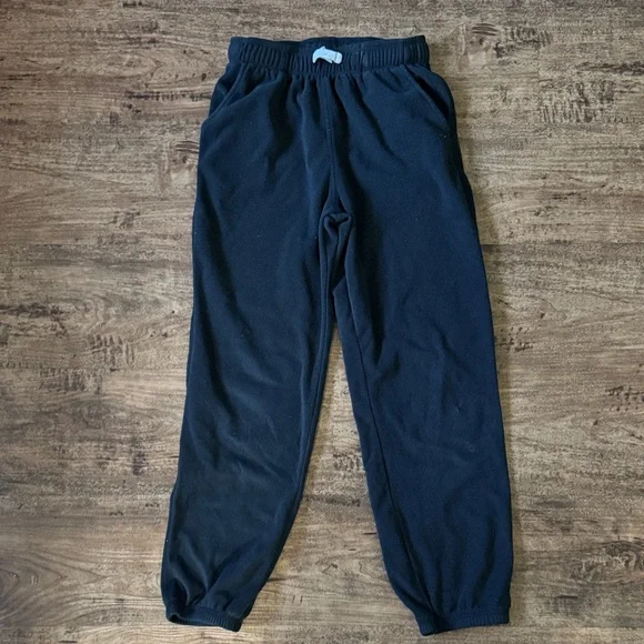 Kids Black Jogger Fleece Pants size 12 - Picture 1 of 4